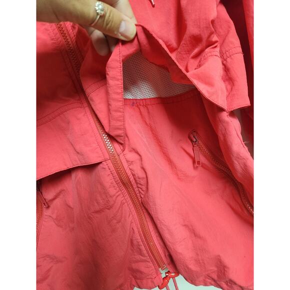 Vtg Eddie Bauer Windbreaker Size Small Pink Vented Full Zip Long Sleeve Outdoors - Picture 5 of 16